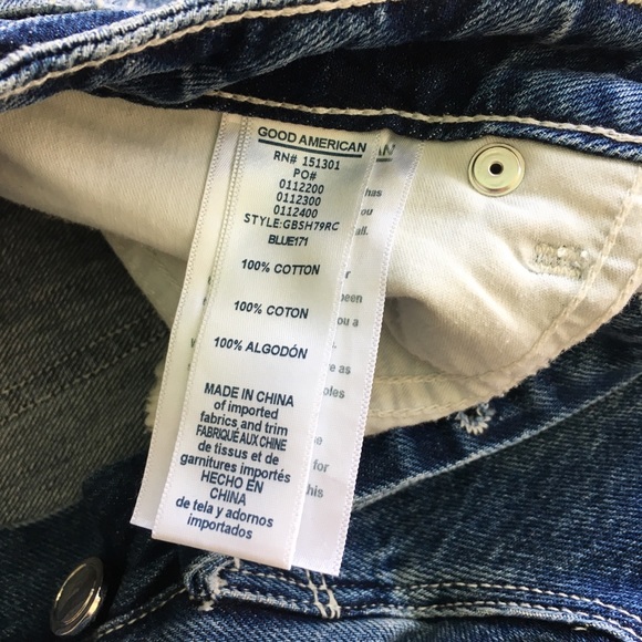 Good American The Bombshell High Rise Shorts NWT - Picture 6 of 8